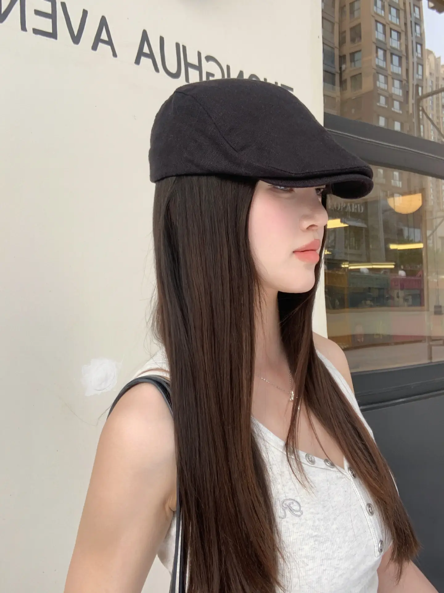 Women Japanese Style Face-Slimming Vintage Beret Cap — feature 6