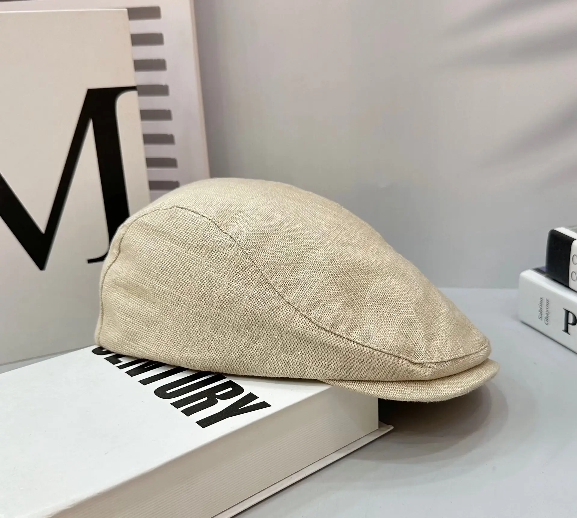 Women Japanese Style Face-Slimming Vintage Beret Cap — feature 8