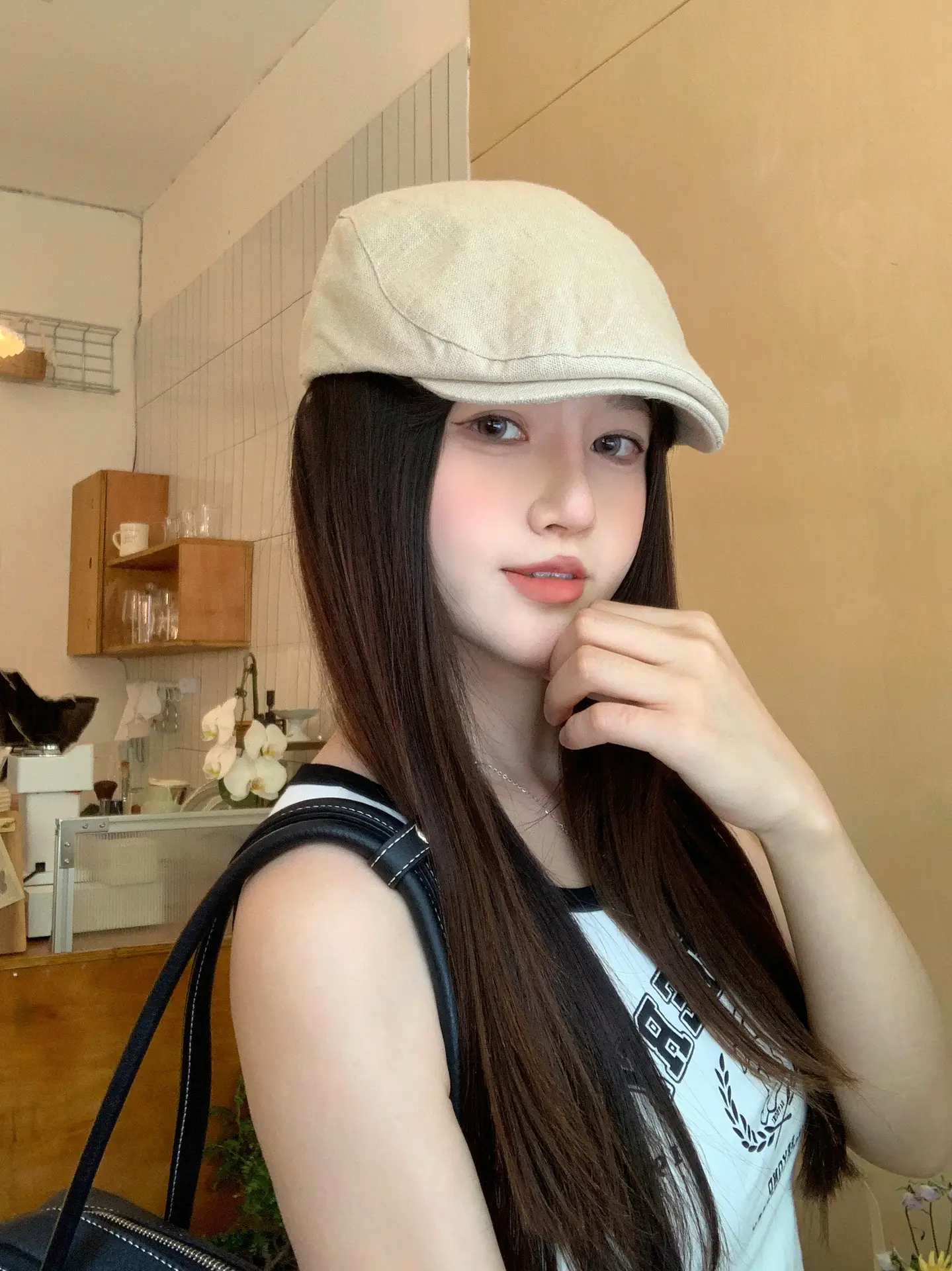 Women Japanese Style Face-Slimming Vintage Beret Cap — feature 9