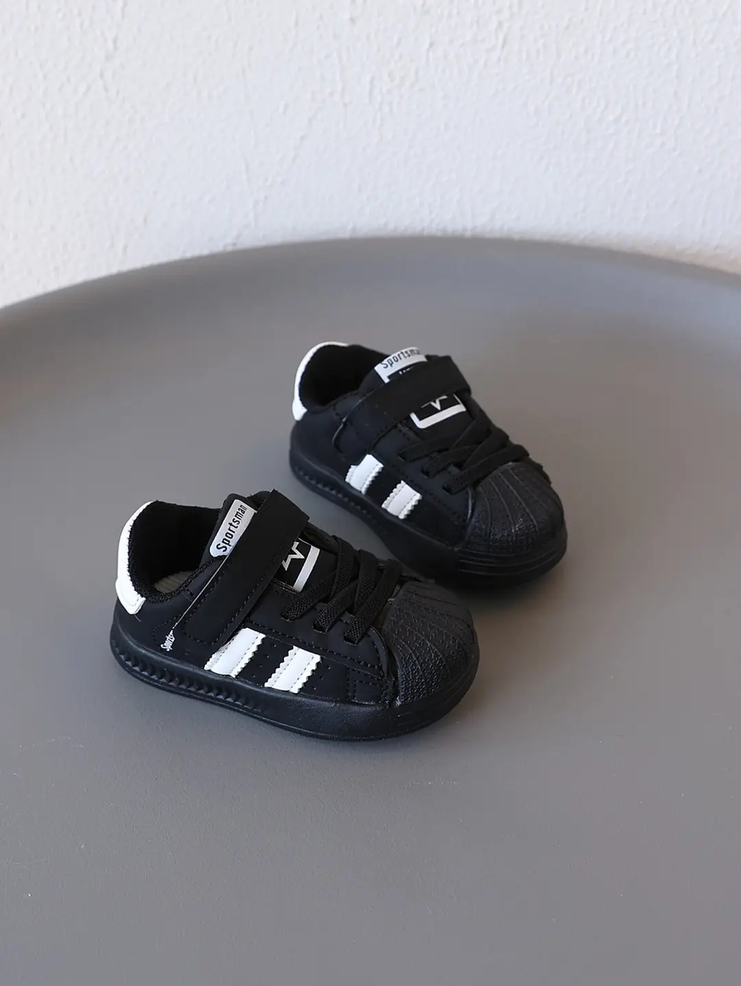 Black Soft Sole Shoes, Classic Toddler Shoes, Lightweight Baby Shoes, Versatile Children's Sports Shoes, Autumn and Winter Toddler Shell Shoes — feature 6