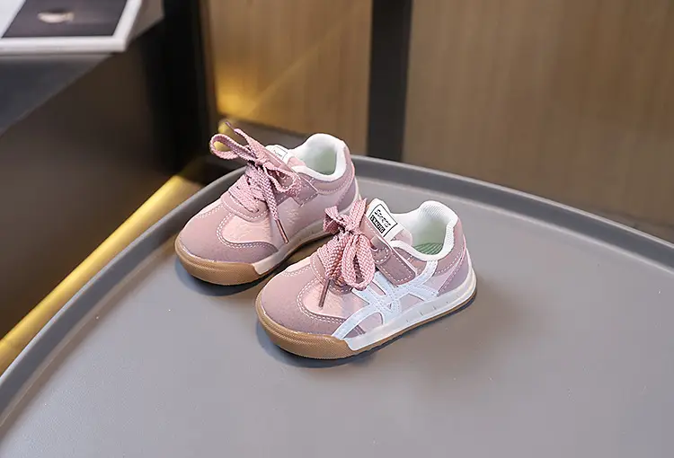 Baby Shoes Soft Yellow Lace Up for Kids — feature 12