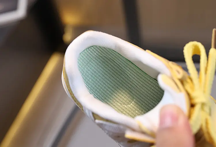 Baby Shoes Soft Yellow Lace Up for Kids — feature 16