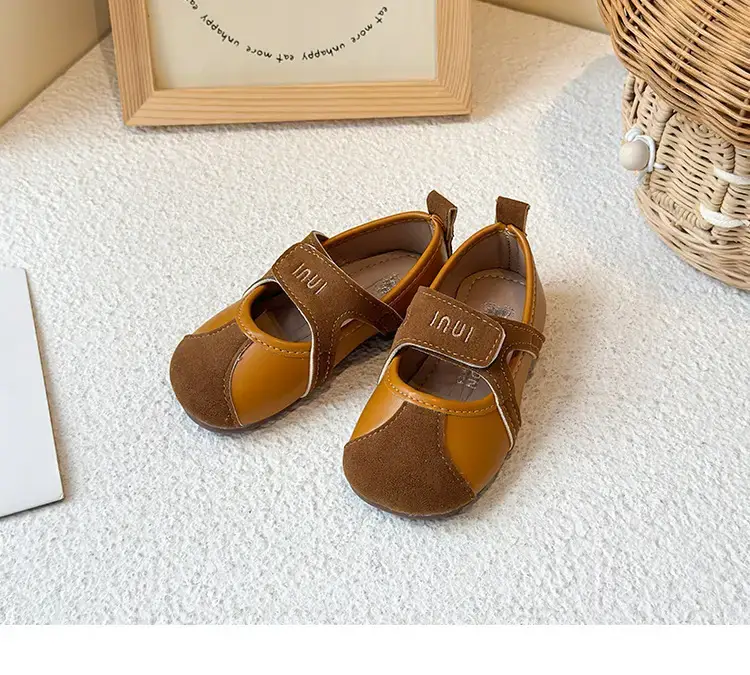 Brown Leather Baby Shoes for Girls 2025 Summer — feature 11