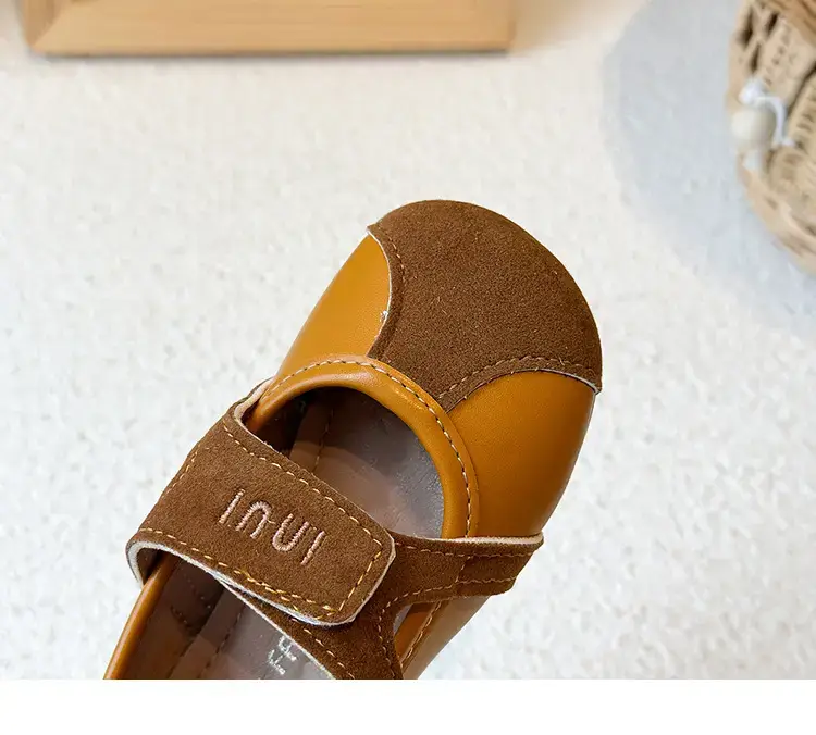 Brown Leather Baby Shoes for Girls 2025 Summer — feature 18