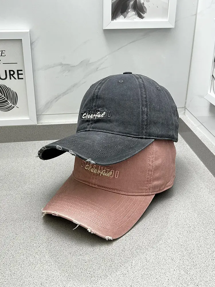 Women Letter Embroidered Baseball Caps Purple Maroon — feature 6