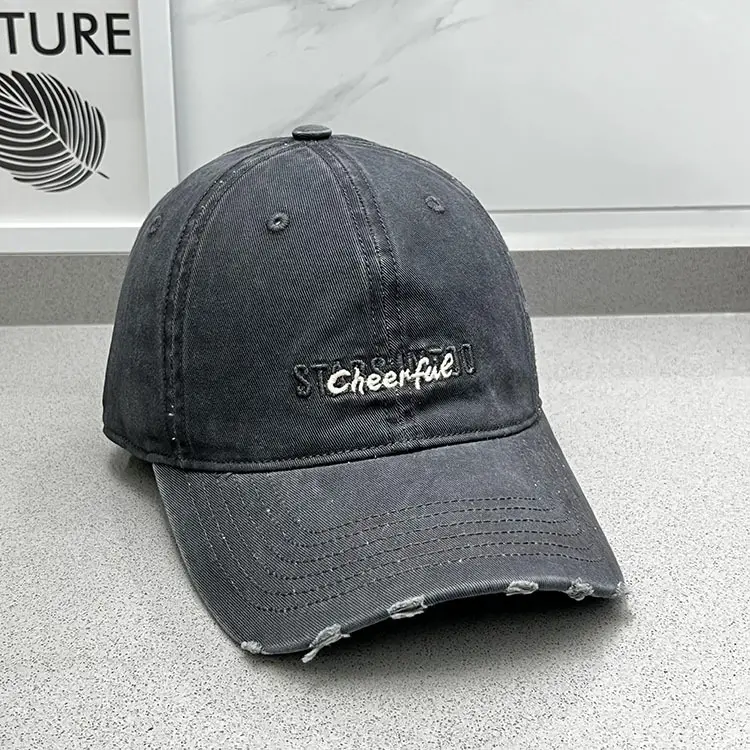 Women Letter Embroidered Baseball Caps Purple Maroon - Image 2