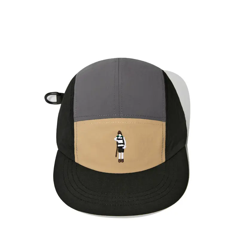 Black Baseball Cap for Kids Outdoor Hiking Wear