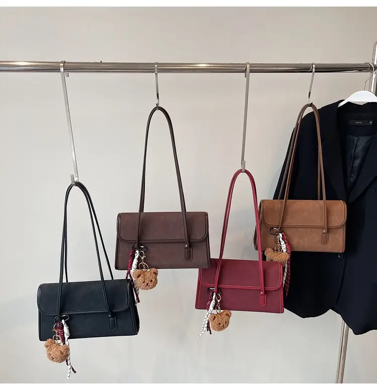 Large Capacity Satchel Bag for Women Brown Leather — feature 13