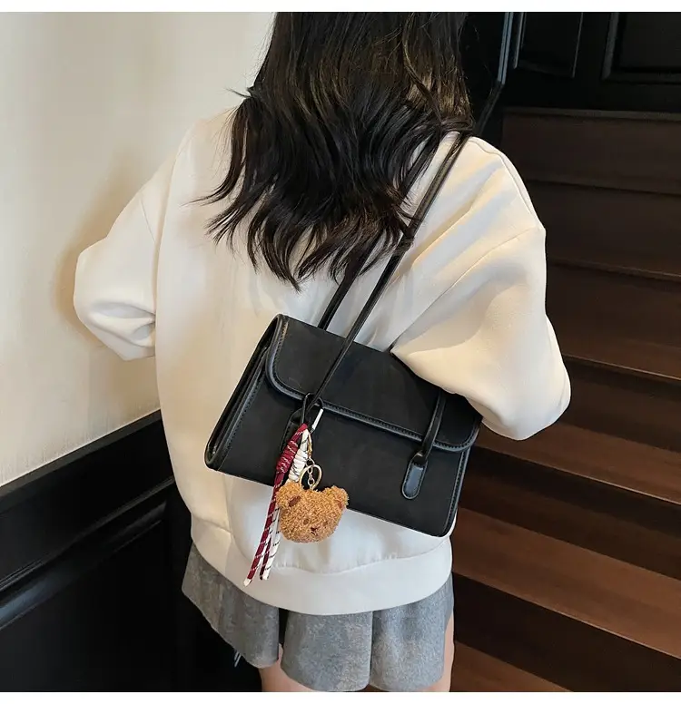 Large Capacity Satchel Bag for Women Brown Leather — feature 19