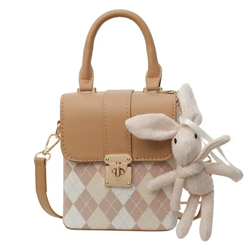 Quilted Mini Bag Women 2024 New Style Square Shoulder Bag - Image 12