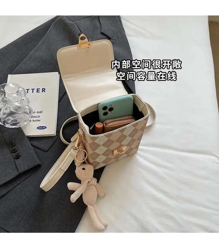 Quilted Mini Bag Women 2024 New Style Square Shoulder Bag — feature 8