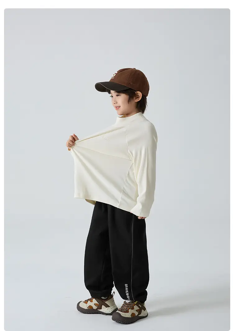 Derong High-Neck Warm T-Shirt for Boys Winter Base Layer β feature 10