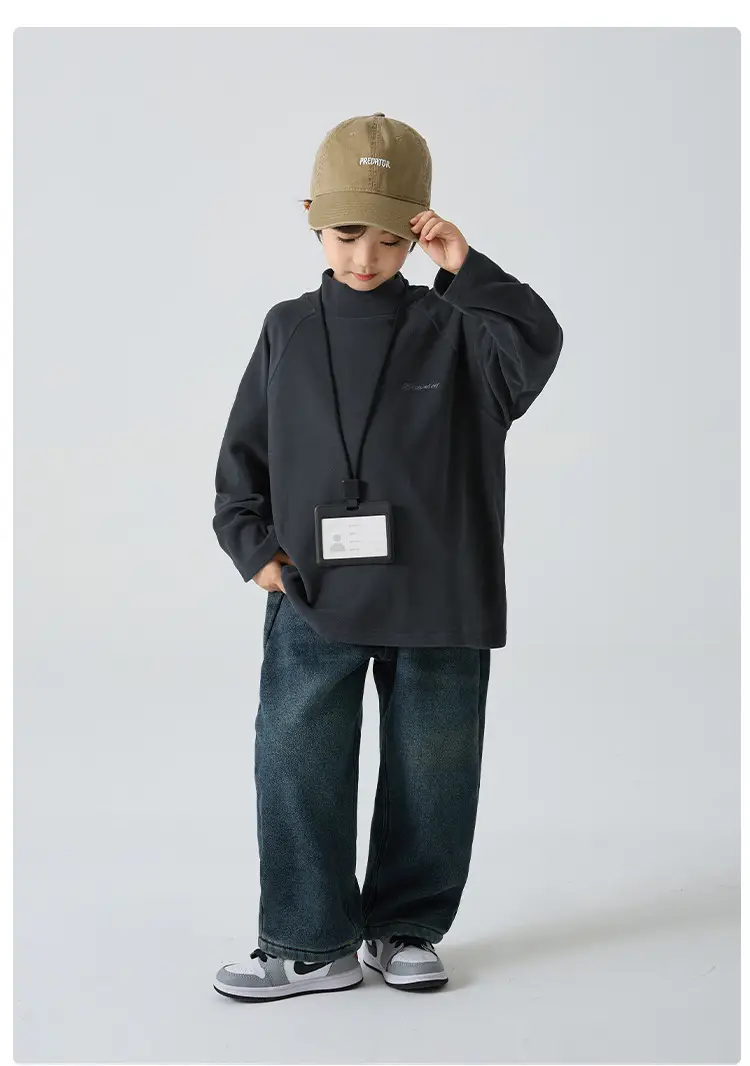 Derong High-Neck Warm T-Shirt for Boys Winter Base Layer β feature 13