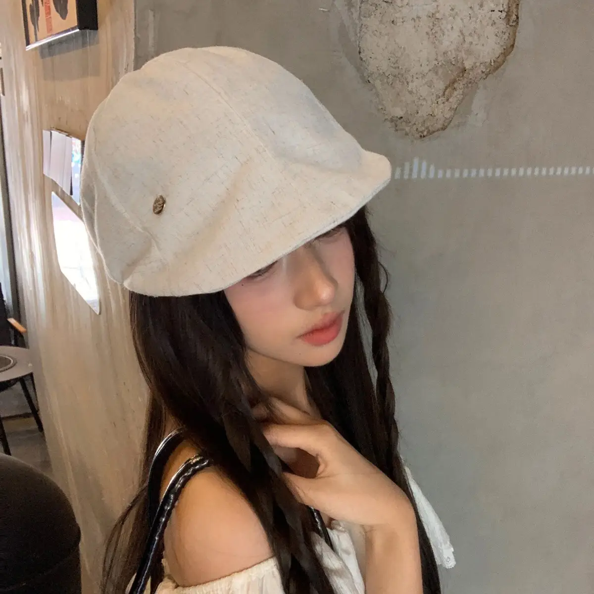 Women Japanese Retro Cap Summer Thin Breathable Duckbill Cap - Image 3