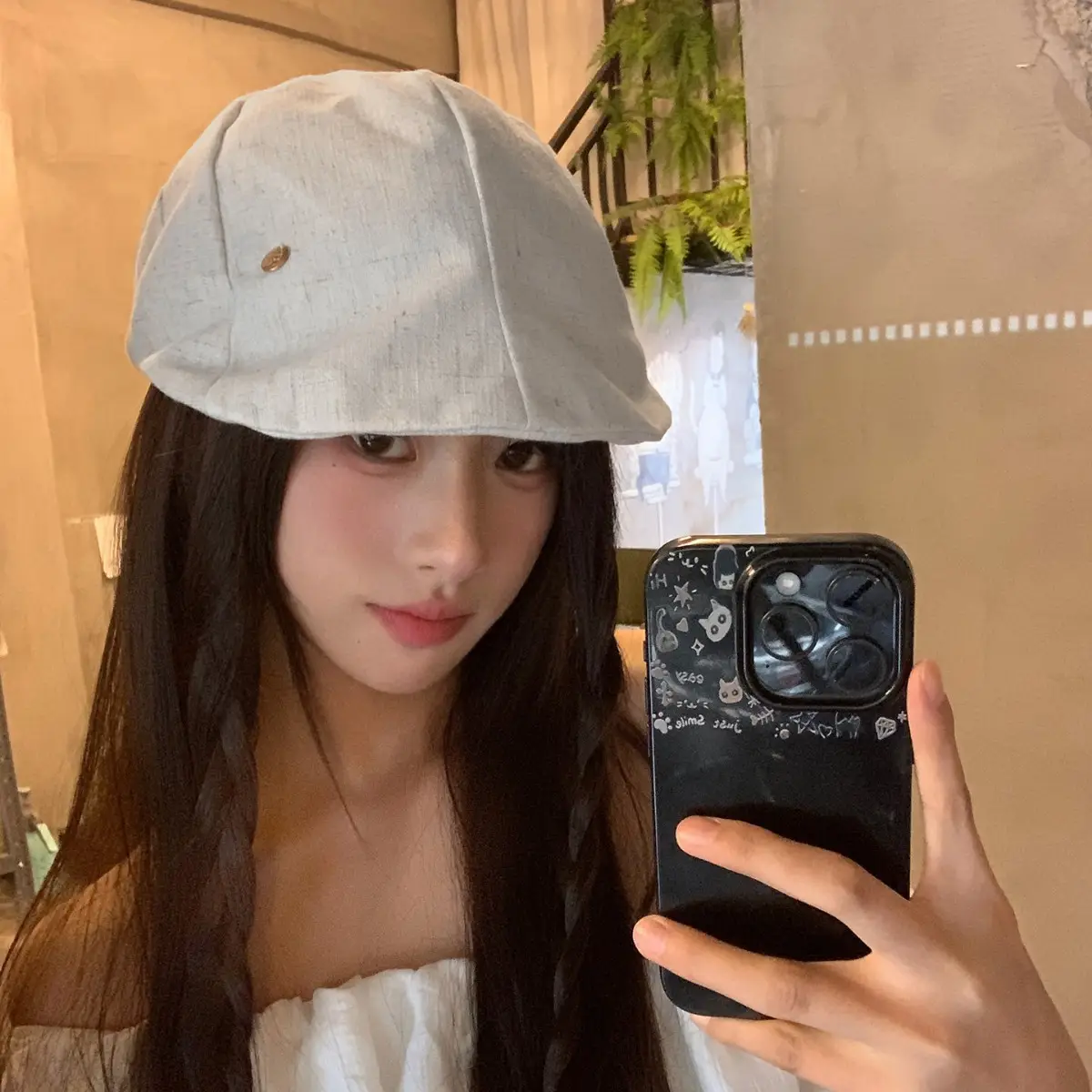 Women Japanese Retro Cap Summer Thin Breathable Duckbill Cap - Image 4
