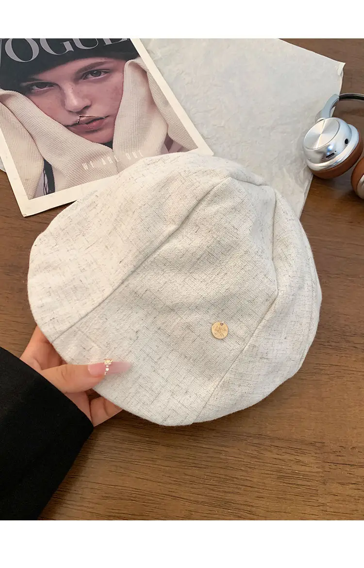 Women Japanese Retro Cap Summer Thin Breathable Duckbill Cap — feature 11