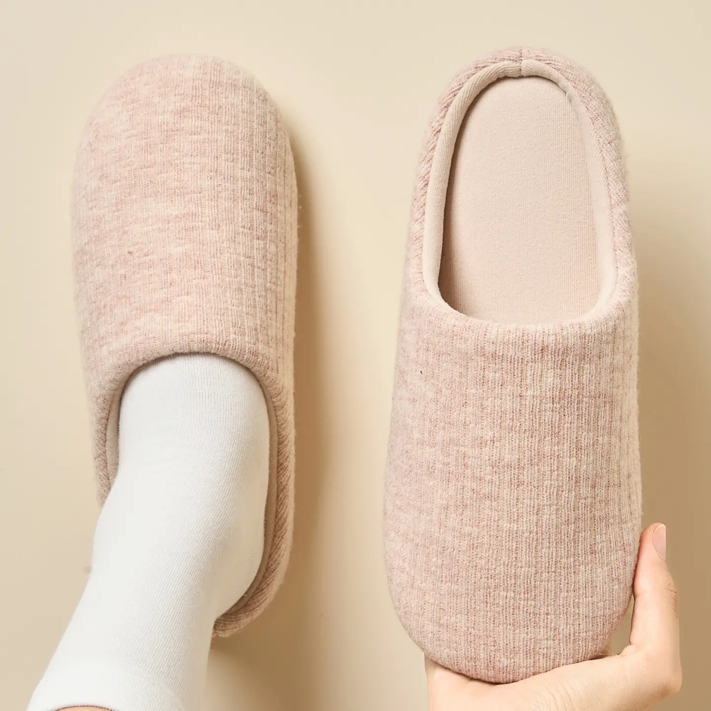 Japanese-Style Cotton Slippers for Home Autumn Winter 2025 - Image 5