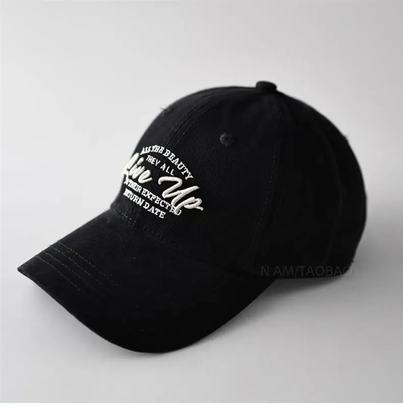 Brown Three-Dimensional Letter Embroidered Baseball Cap — feature 6
