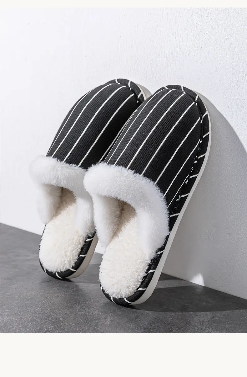 Cotton Warm Plush Slippers for Women Winter — feature 21