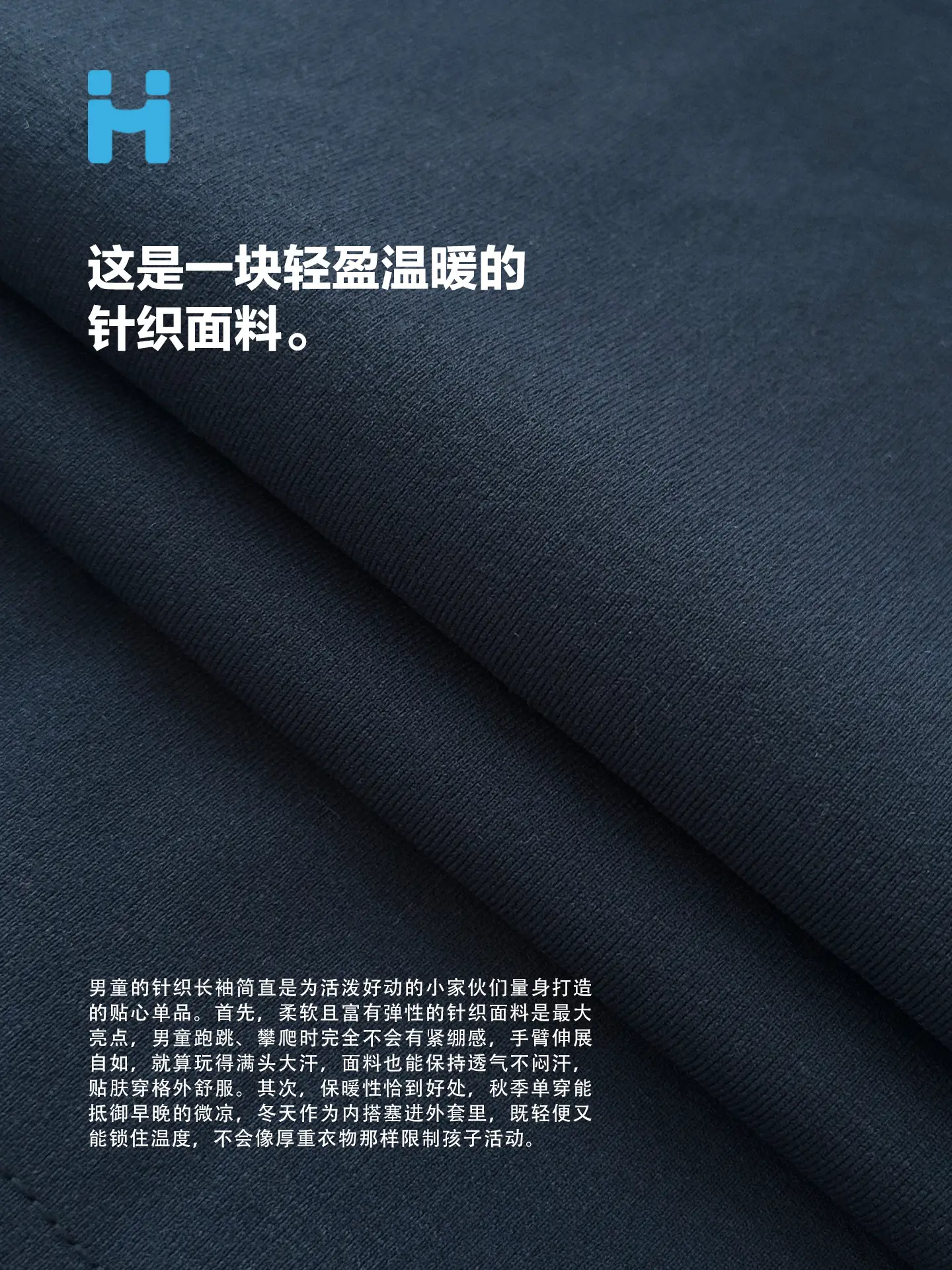 Kids Korean Style Long Sleeve T-Shirt Navy Blue 2026 - Image 5