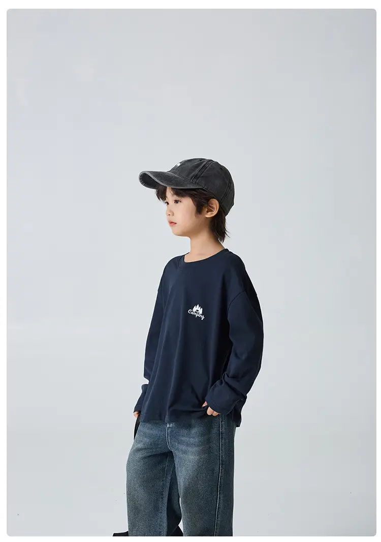 Haima Kids Long Sleeve T-Shirt Navy Blue "In The Wild" 2026 — feature 11
