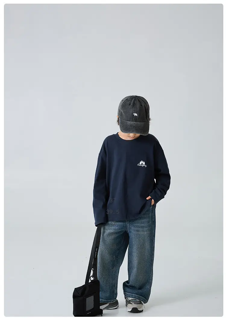 Haima Kids Long Sleeve T-Shirt Navy Blue "In The Wild" 2026 — feature 12