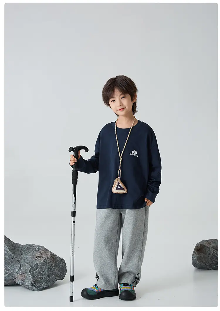 Haima Kids Long Sleeve T-Shirt Navy Blue "In The Wild" 2026 — feature 9
