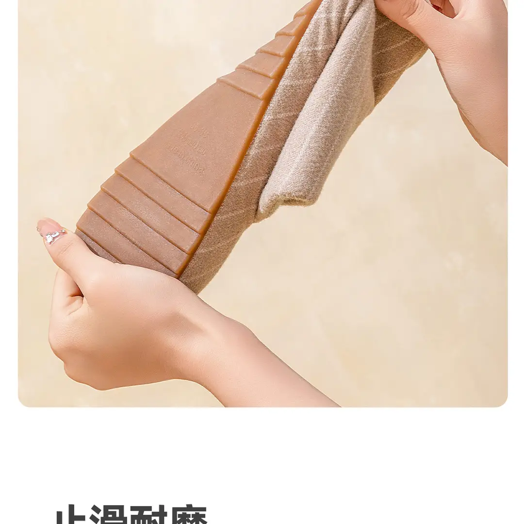 Japanese-Style Striped Cotton Slippers for Home Autumn and Winter Couple Indoor Warm Thick-Soled Winter Slippers for Women Home Wholesale — feature 11