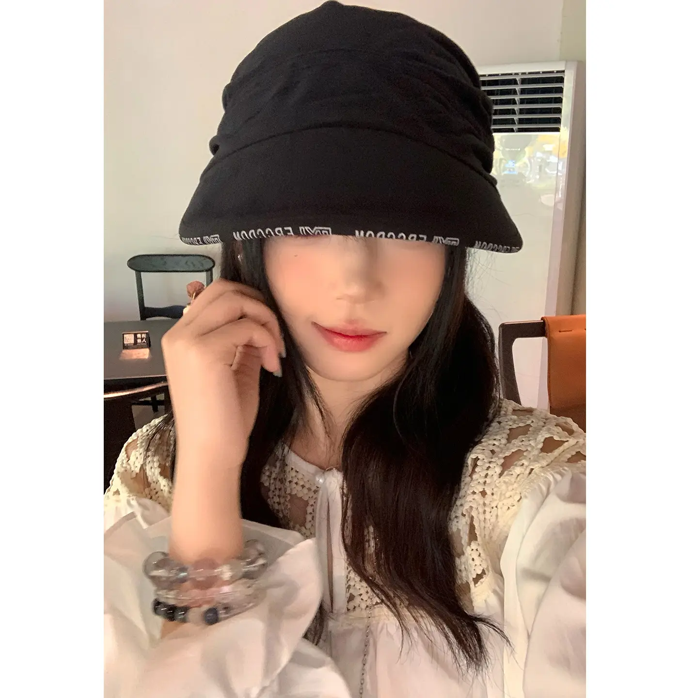 Black Velvet Turban Hat for Women Early Autumn - Image 3