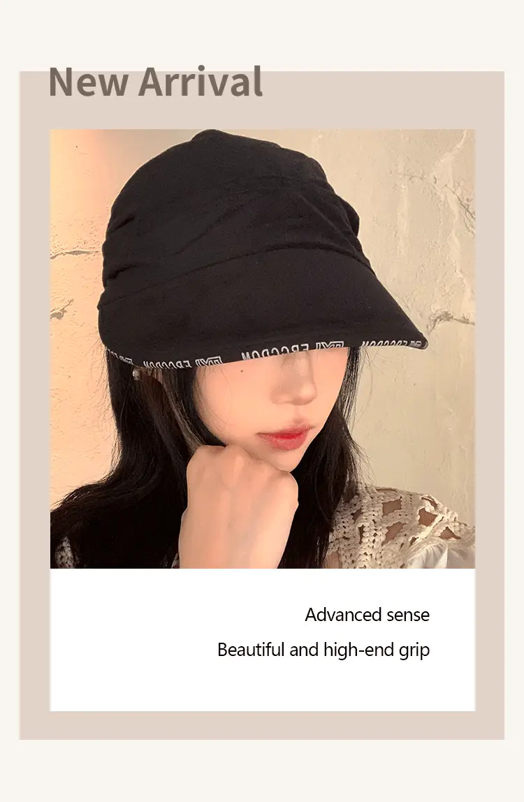 Black Velvet Turban Hat for Women Early Autumn — feature 4