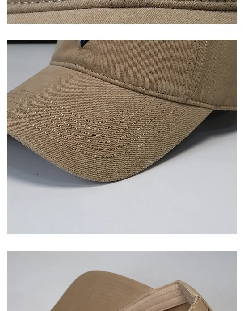 Women Beige Letter Embroidered Baseball Cap Spring Autumn — feature 4