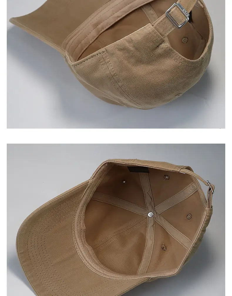 Women Beige Letter Embroidered Baseball Cap Spring Autumn — feature 5
