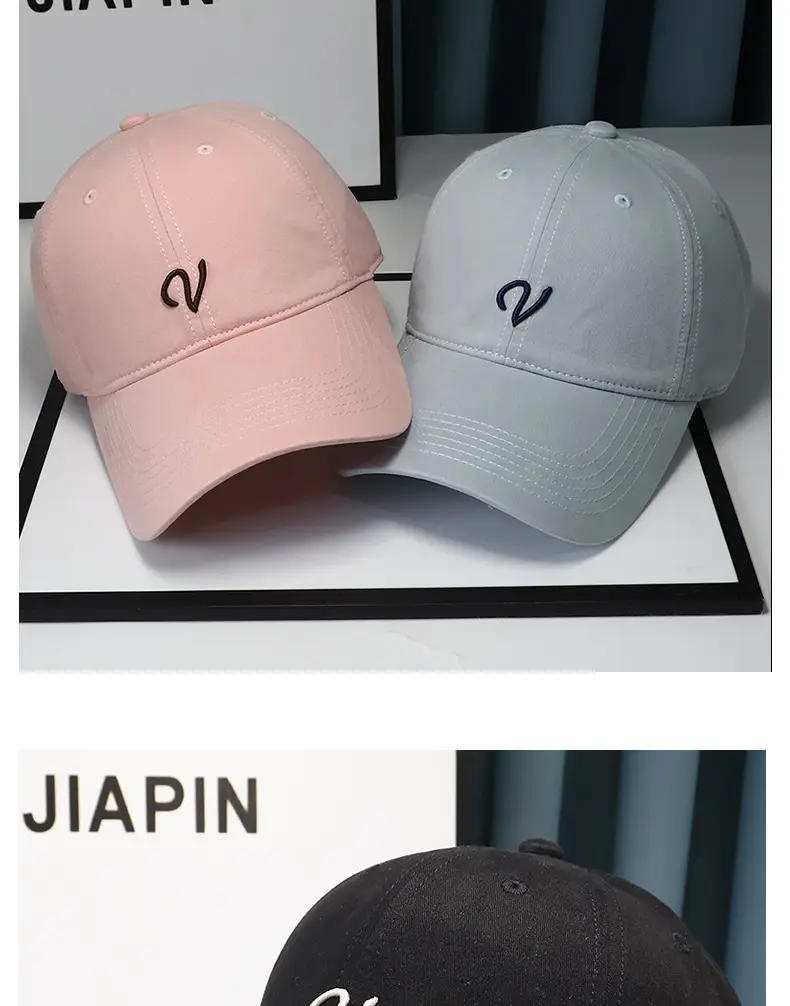 Women Beige Letter Embroidered Baseball Cap Spring Autumn — feature 8