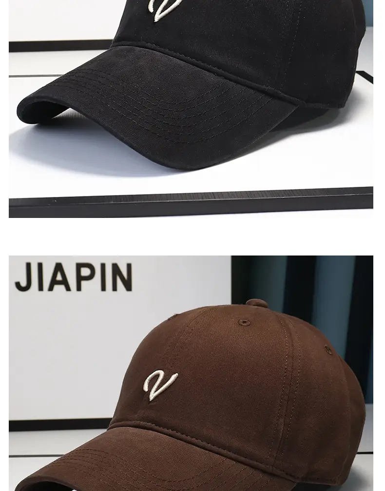 Women Beige Letter Embroidered Baseball Cap Spring Autumn — feature 9