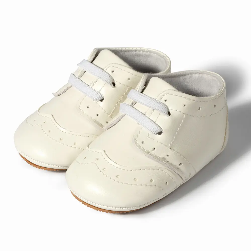 Baby Soft Rubber Toddler Shoes Blue White Anti-Slip