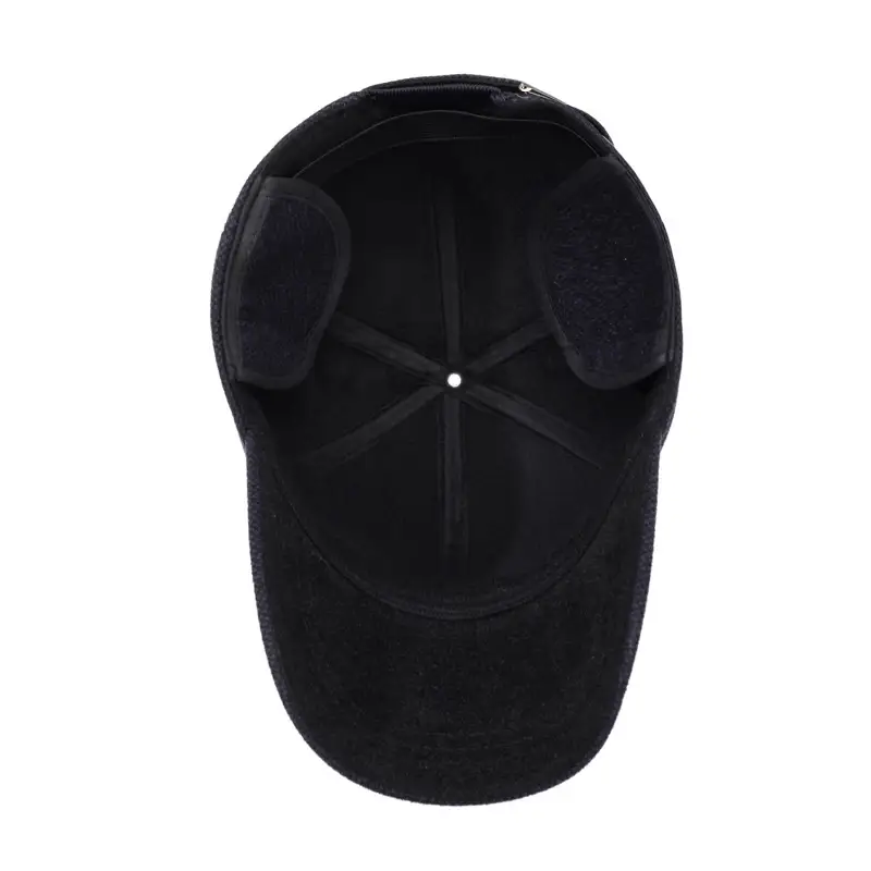 Winter Duckbill Cap for Men Elderly Windproof Warm - Image 6