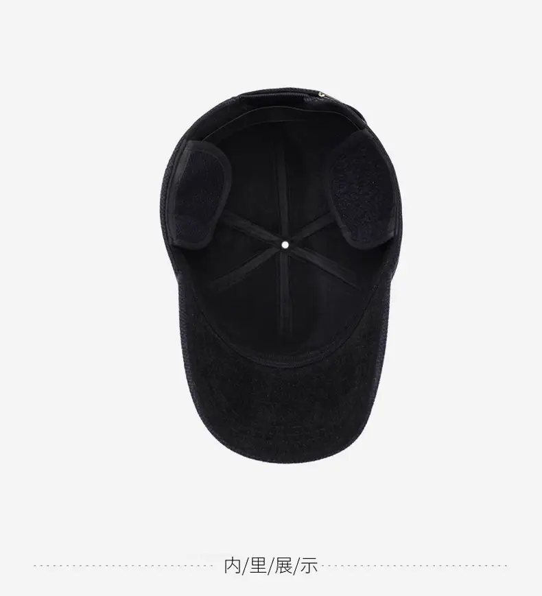 Winter Duckbill Cap for Men Elderly Windproof Warm — feature 13