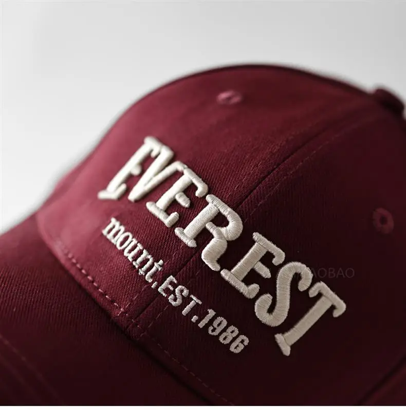 Brown Embroidered Baseball Cap for Men Women — feature 12