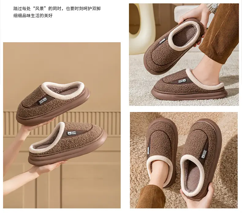 Pink Fleece Lined Maternity Slippers for Women — feature 11