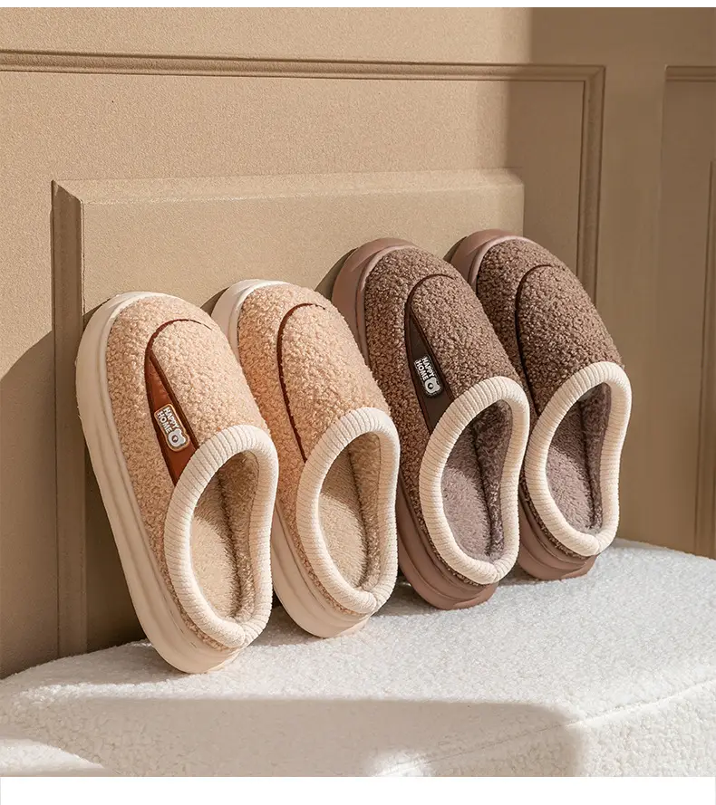 Pink Fleece Lined Maternity Slippers for Women — feature 12