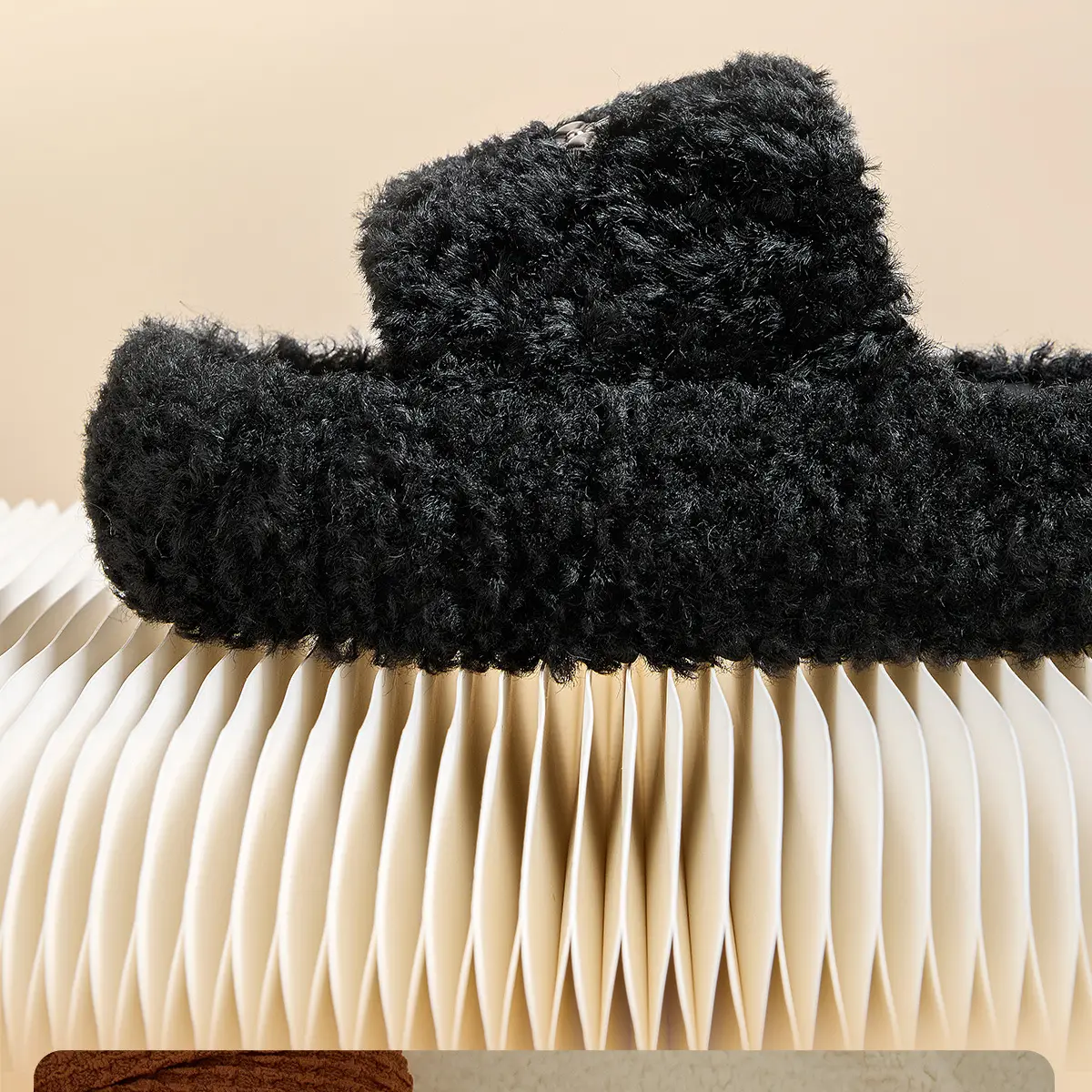 Women's Furry Plush Slippers Winter Indoor Shoes — feature 13