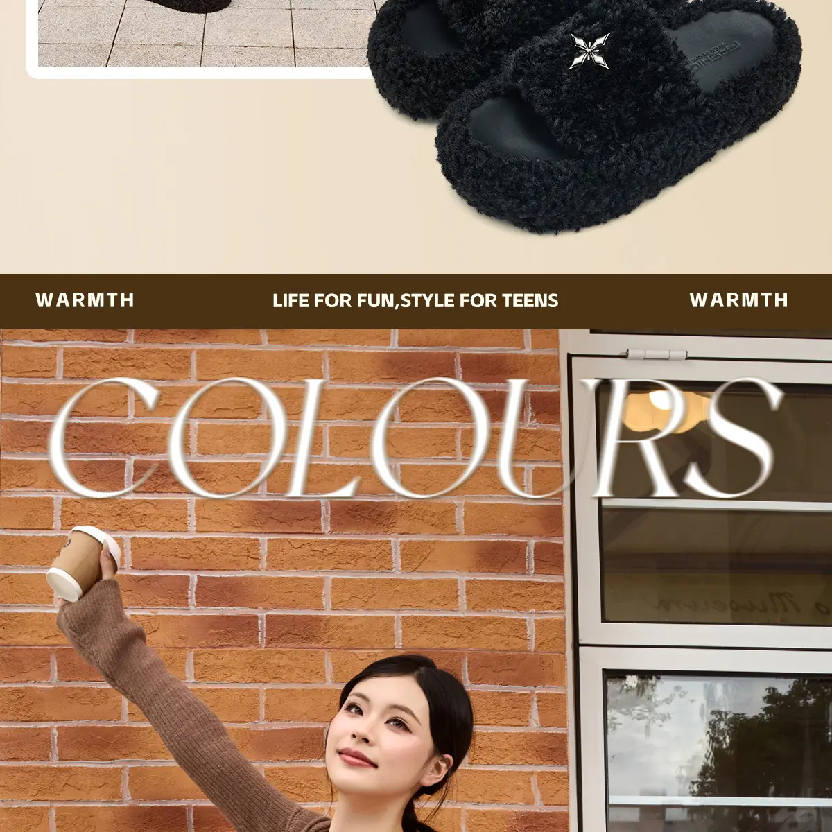 Women's Furry Plush Slippers Winter Indoor Shoes — feature 9