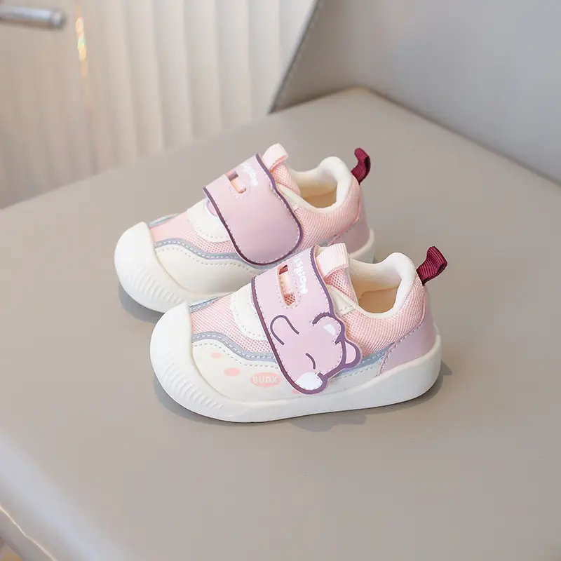 Fashionable Toddler Shoes for Baby Girls, New Toddler Soft-Soled Non-Slip Spring & Fall Baby Shoes 1 Year Old 2-3 Baby Sneakers