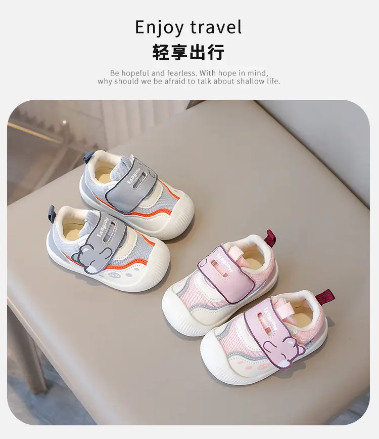 Fashionable Toddler Shoes for Baby Girls, New Toddler Soft-Soled Non-Slip Spring & Fall Baby Shoes 1 Year Old 2-3 Baby Sneakers — feature 1