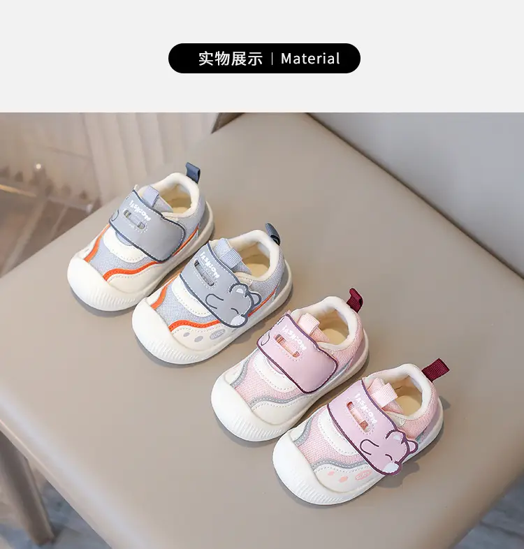 Fashionable Toddler Shoes for Baby Girls, New Toddler Soft-Soled Non-Slip Spring & Fall Baby Shoes 1 Year Old 2-3 Baby Sneakers — feature 6