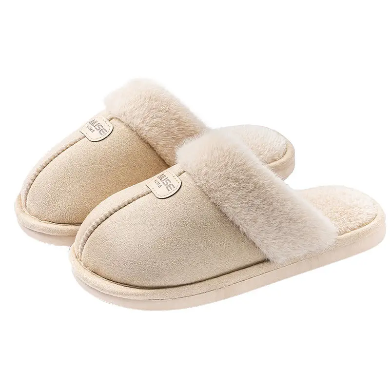 Women's Cotton Slippers Warm Plush Autumn Winter 2025