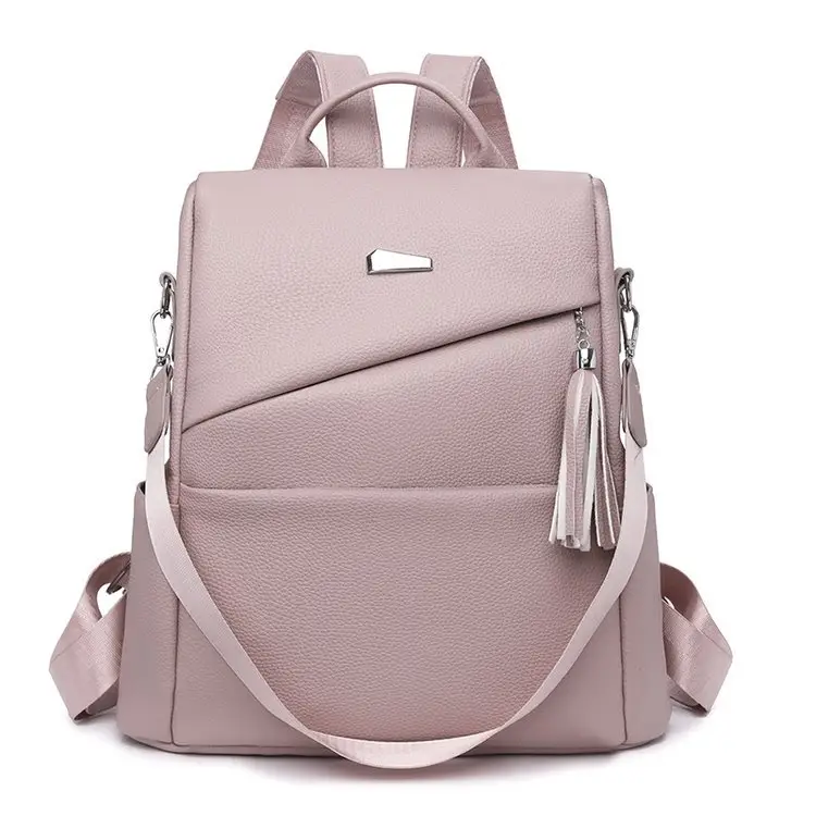Light Blue Korean Style Anti-Theft Cross-Border Backpack - Image 9