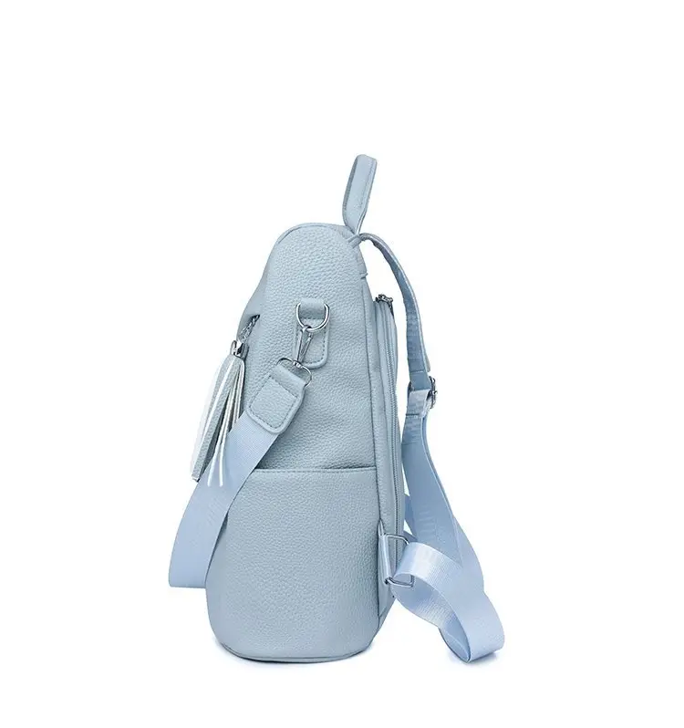 Light Blue Korean Style Anti-Theft Cross-Border Backpack — feature 19