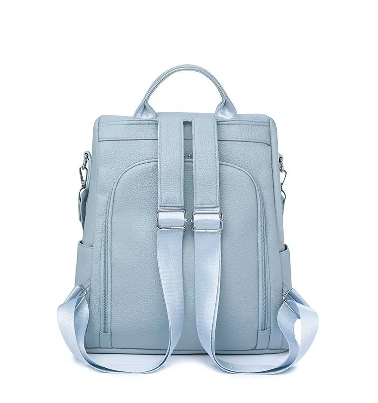 Light Blue Korean Style Anti-Theft Cross-Border Backpack — feature 20
