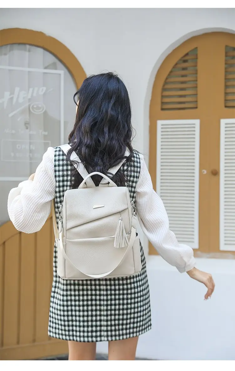Light Blue Korean Style Anti-Theft Cross-Border Backpack — feature 30